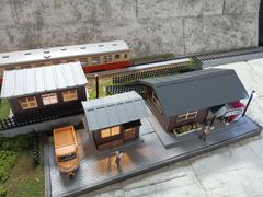 引取り限定】路面電車のジオラマ - メルカリ