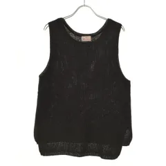 【maomade】541161 アルパカリネンノースリーブニット