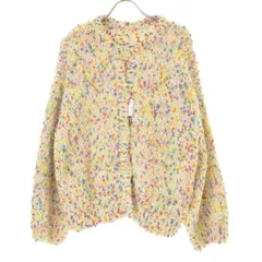 【Simplicite】24AW 24080700820330 ポコポコヤーンミックス2WAY長袖カーディガン