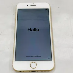 A【簡易動作確認済】Apple iPhone 6 ゴールド 初期化済 64GB
