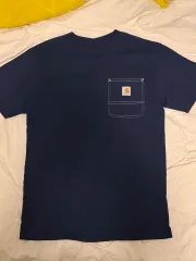 S Carhartt カーハート WIP 半袖Tシャツ ネイビー