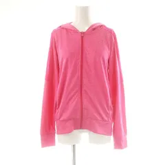 アディダスネオ adidas neo パーカー ジャケット ジップアップ ロゴ刺繍 M ピンク /DO ■OS ■GY39 ■AX