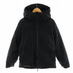 アーバンリサーチ URBAN RESEARCH iD × NANGA ナンガ AURORA 3LAYERDOWN BZ ダウンジャケット フード ナイロン アウター M 黒 ブラック /AN27