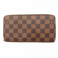 【6bd4900】ルイヴィトン 長財布 ダミエ ジッピーウォレット N41661 エベヌ【中古】メンズ レディース ユニセックス