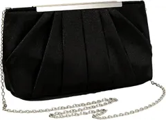 Electric Circus かっこいい かわいい おしゃれ プレゼント 大人 女性 レディース 人気 パーティー ばっぐ ポーチ トート 柄 用 鞄 ショルダー 入学式 卒業式 冠婚葬祭 結婚式 和装 着物 バッグ クラッチ (ブラック)