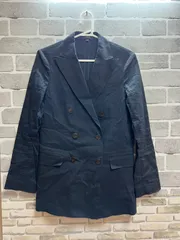 Y【Y1-20】◇ Theory　2サイズ　テーラードジャケット　紺色