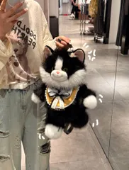 [超希少/新作] 微笑みに癒される ラグドール 猫ちゃん ぬいぐるみリュック 激カワ動く脚ギミック付 誕生日プレゼント お出かけ用 [新品未使用]