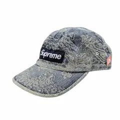 未使用品 25ss SUPREME Supreme Bandana Jacquard Denim Camp Cap シュプリーム バンダナキャンプキャップ デニム インディゴ