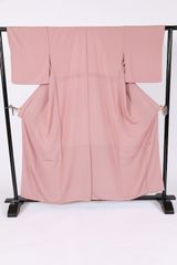 8274 江戸小紋 鮫小紋 梅紫 夏物 絽 - メルカリ