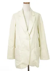 インデックス INDEX ジャケット テーラード シングルボタン M ベージュ /fy