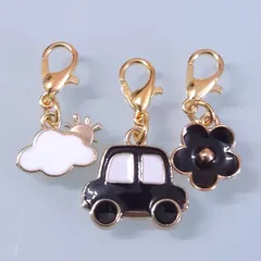 【309】ミニサイズ♡ファスナーチャーム♡3個セット♡キーホルダーチャーム♡