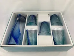 彩流　フタ付カラフェ•タンブラーセット　東洋佐々木ガラス　グラス　水差し　　コップ