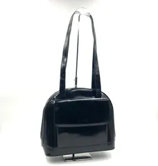 GUCCI グッチ　バンブー　トートバッグ　ドーム型　ハイシャインレザー　ブラック　ゴールド金具　イタリア製　刻印あり　001.2214.1649 レディース　ラグジュアリー　高級　ハイブランド