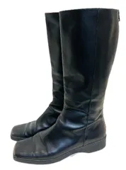 YZX01 FERRAGAMO　サルヴァトーレ・フェラガモ　本革レザー　ロングブーツ　7C　23.5ｃｍのサムネイル
