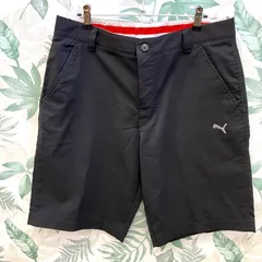 GR1738 プーマ　ゴルフ ショートパンツ  ブラック L