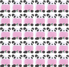 CAWKAY 付箋 動物 デザイン ふせん アニマル ステッカー 注釈 索引用 転写用 繰り返し使用 メモ帳 ノート 教科書 事務用 学習用 (パンダ（30冊セット）)