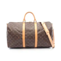 ルイ・ヴィトン LOUIS VUITTON ボストンバッグ キーポル バンドリエール50 M41416 PVCコーティングキャンバス レザー キーポル・バンドリエール50 ユニセックス Used A