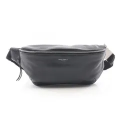 サンローランパリ SAINT LAURENT PARIS ウエストバッグ ボディバッグ クラシック ベルトバッグ 505671 ブラック レザー ボディバッグ ユニセックス Used A