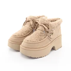 アグ UGG ブーツ Classic New Heights Lace Up スウェード ムートン ブーツ レディース Used B