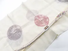 【京松】和装小物 帯締め 帯揚げ セット 夏物 夏 平組 美品 帯締 帯揚 r8w02-57