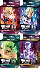バンダイ ドラゴンボールスーパーカードゲーム フュージョンワールド スタートデッキ ４種セット（各１個づつ） 孫悟空 [FS01]ベジータ [FS02] ブロリー [FS03] フリーザ [FS04]