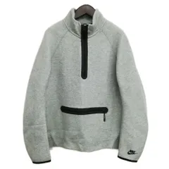 ナイキ NIKE FB7999-063 テックフリース ハーフジップ プルオーバー トップス 美品 XL グレー