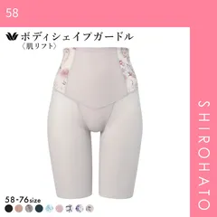 11％OFF【メール便】【SHIROHATO公式】【正規品・新品】ワコール Wacoal SUHADA 肌リフトプラス GRC424 フルロング丈ガードル セミハイウエスト 補整 補正(58)