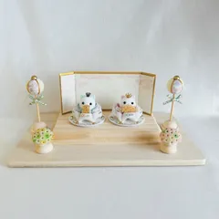 雛人形　お雛様　ハンドメイド　リバティ　つまみ細工　おしゃれ　くま　ねこ　うさぎ　ふろるお雛