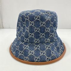 GUCCI GGパターン バケットハット ネイビー - メルカリ
