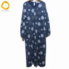 #wnc アズノウアズ AS KNOW AS ワンピース 紺 白 大きいサイズ 花柄 レディース [989664]