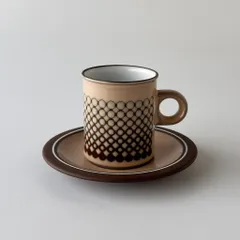 HORNSEA コーラル カップ&ソーサー イギリス ヴィンテージ ホーンジー CORAL 英国 陶器 食器 ビンテージ レトロ ピンク 88546