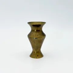 真鍮 Brass ミニポット ボトル 花瓶 英国 ヴィンテージ 置物 雑貨 アンティーク スタイル ヴィンテージ オブジェ 92489