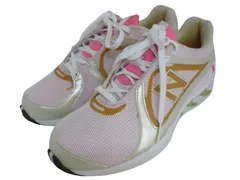 k01251210051　new balance ニューバランス　24.5㎝　ピンク×白　　シューズ　スニーカー　通年