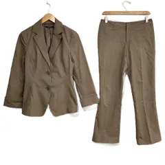 ロートレアモン LAUTREAMONT スーツ セットアップ フォーマル テーラードジャケット スラックス パンツ フレア 3 ライトブラウン 3105-15117