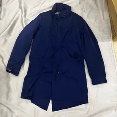 EDIFICE エディフィス　モッズコート　フード付き　ライナー付き　ダブルジップ　ボア　ネイビー  紺　メンズ　46 M