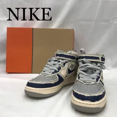 NIKE NIKE AIR FORCE 1 MID DZ5367-219 TEAR-AWAY TERMINATOR 日本サイズ:約　　26cmアウトソール:約　　28cm底幅:約　　10cm全高:約　　15cm ネイビー×ホワイト  メンズ 靴