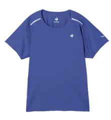 【新品】le coq sportif（ルコック）半袖ティーシャツ Aile forme Gravite zero ゲームシャツ レディース 吸汗速乾/UV CUT(UPF50+)/遮熱/クーリング(効果)/消臭/JTA公認　ブルー　LN5FHT00L-BL00