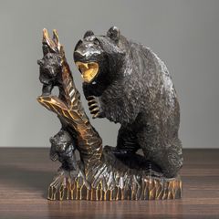 グルーガンアート スピノサウルス 立体作品 恐竜 作: おれはれお