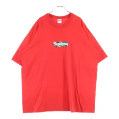 SUPREME (シュプリーム) 23AW Box Logo Tee カモ柄 ボックスロゴ 半袖Tシャツ カットソー レッド