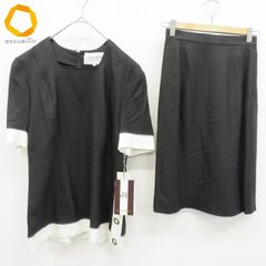 ジュンアシダ☆高島屋　クチュール　パンツスーツ　リネン風　スカイブルー　7号 ジュンアシダ☆高島屋 クチュール パンツスーツ リネン風 スカイブルー