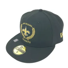 NEW ERA ニューエラ キャップ/59FIFTY  ニューオーリンズ・セインツ/NFL    ブラック ユニセックス / 241007003888