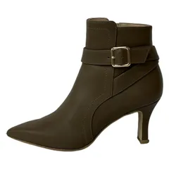 DIANA(ダイアナ) ショートブーツ 21 1/2 レディース - ブラウン レザー