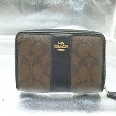 COACH コーチ 長財布 ブラウン系 モノグラム柄