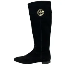 TORY BURCH(トリーバーチ) ロングブーツ 6 1/2 M レディース - 黒