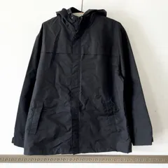 2323 【90s】UNIQLO ユニクロ OLD 紺タグ ナイロンジャケット マウンテンパーカー XL ナイロン ブラック 443-0801