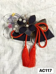 【髪飾り】和装用　髪飾り　組紐　組紐　櫛　成人式　卒業式　結婚式　AC117