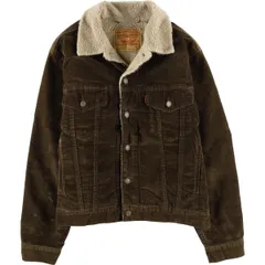 古着 00年代 リーバイス Levi's トラッカージャケット コーデュロイボアジャケット メンズS相当/eaa615688のサムネイル