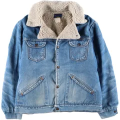 古着 80~90年代 ラングラー Wrangler デニムボアジャケット USA製 メンズL相当 ヴィンテージ/eaa616954