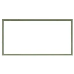 ナチュラル仕様 額縁/フレーム 〔横長型 500×150 グリーン〕 吊金具付き 木製