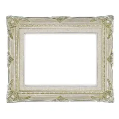 豪華仕様 油絵額縁/油彩額縁 〔F10 シルバー〕吊金具付き